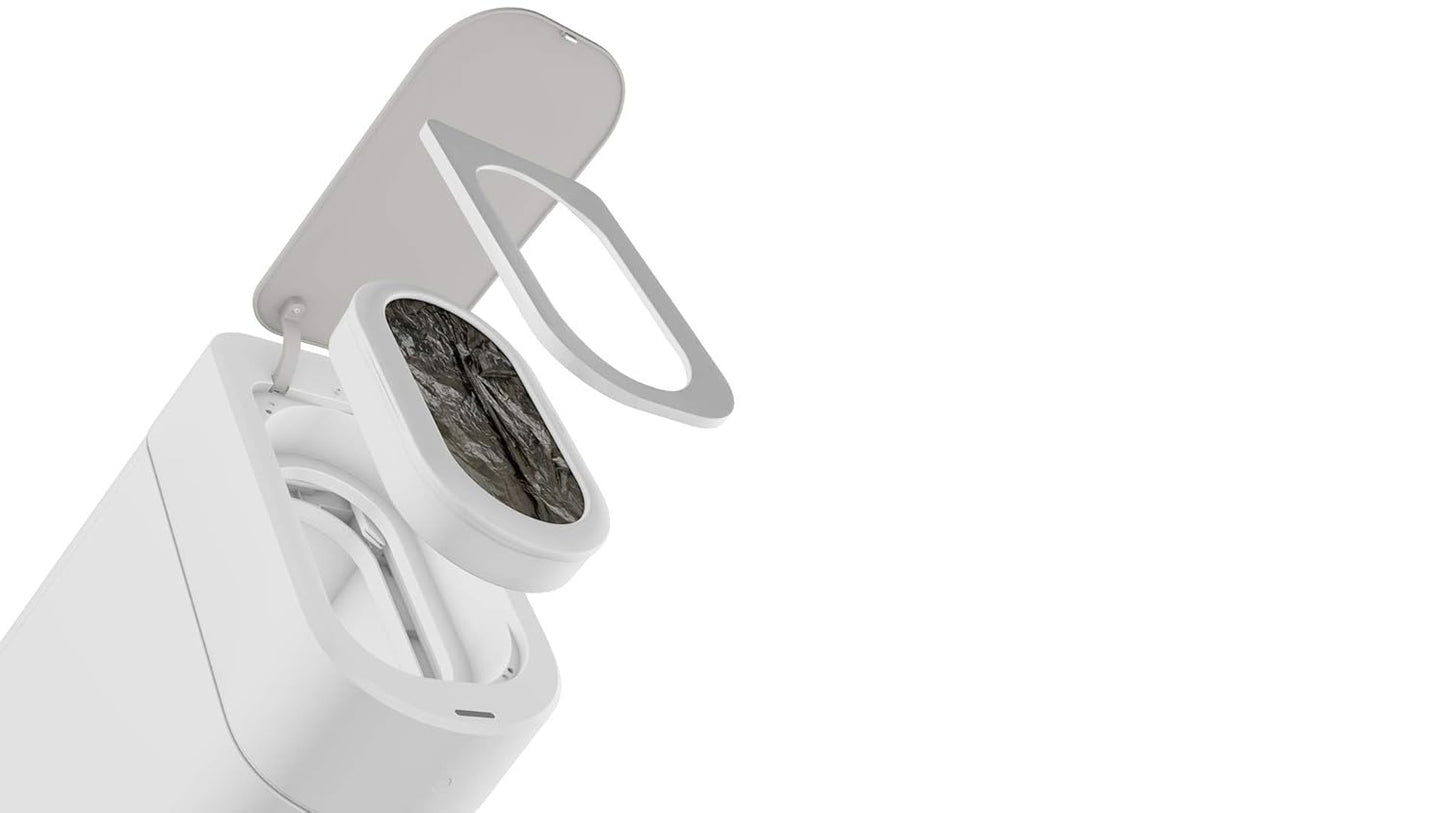 TOWNEW T3 Slim Official Refill Rings for Smart Kitchen Trash Can | Durable Garbage Bags Electric Trash Can - Pack of 6 Refill Rings - Up to 120 Trash Bags (6 Months Supply)