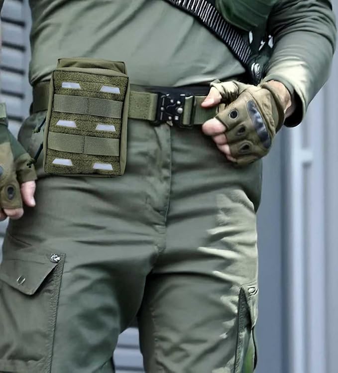 Tactical EDC Pouch, Molle Utility Pouch Gadget Organizer Holder Bag Phone Holster Waist Pack Admin Pouch Tool Pocket for Outdoor Activities, Attached to Backpack/Vest/Belt