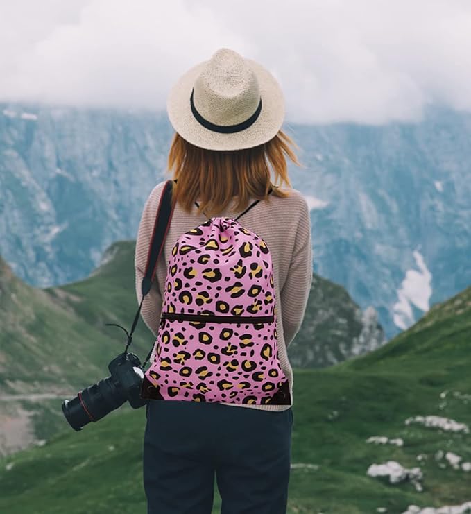 HOLYLUCK Drawstring Backpack Bag Sport Gym Sackpack