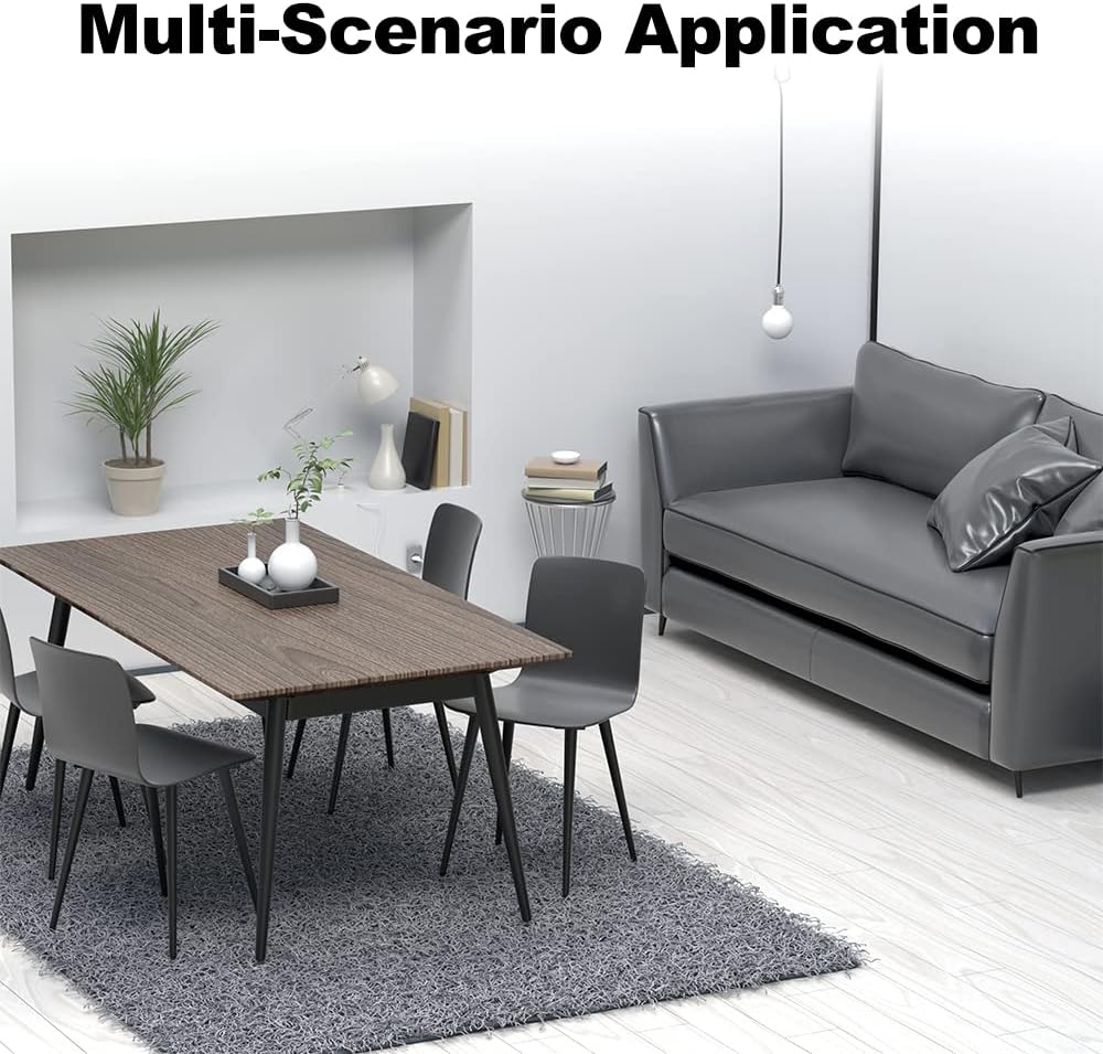 8PCS 12 Inch Matte Black Tapered Angled Legs for Furniture, Metal Mid Century Mordern Feet, Heavy Duty Slanted Stand Legs Kit for Couch, Coffee Table, Desk, Dresser, Sofa, Chair