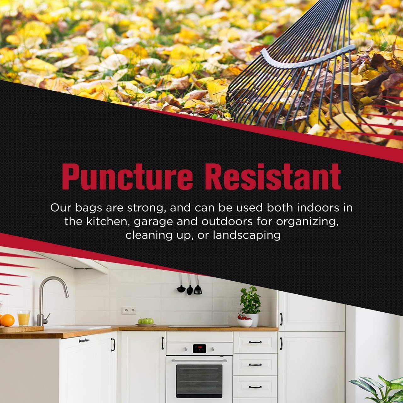 30-33 Gallon Trash Bags Heavy Duty (100 Bags w/Ties Value Pack), Large Black Trash Bags 30 Gallon - 32 Gallon