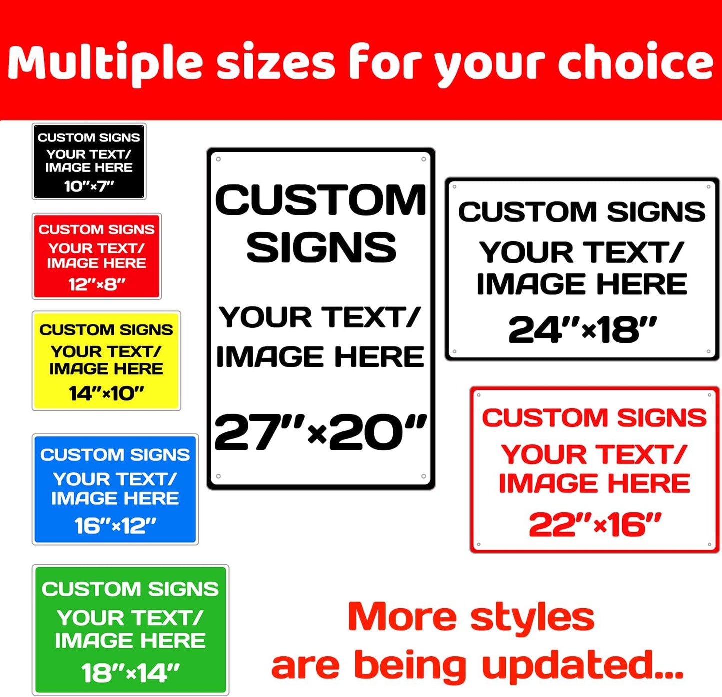 custom signs personalized,Aluminum Weatherproof Metal Sign,Multiple Sizes Custom Personalized Text And picture Here, Black White Traffic Regulation Horizontal Street Signs ,hazard sign,garden