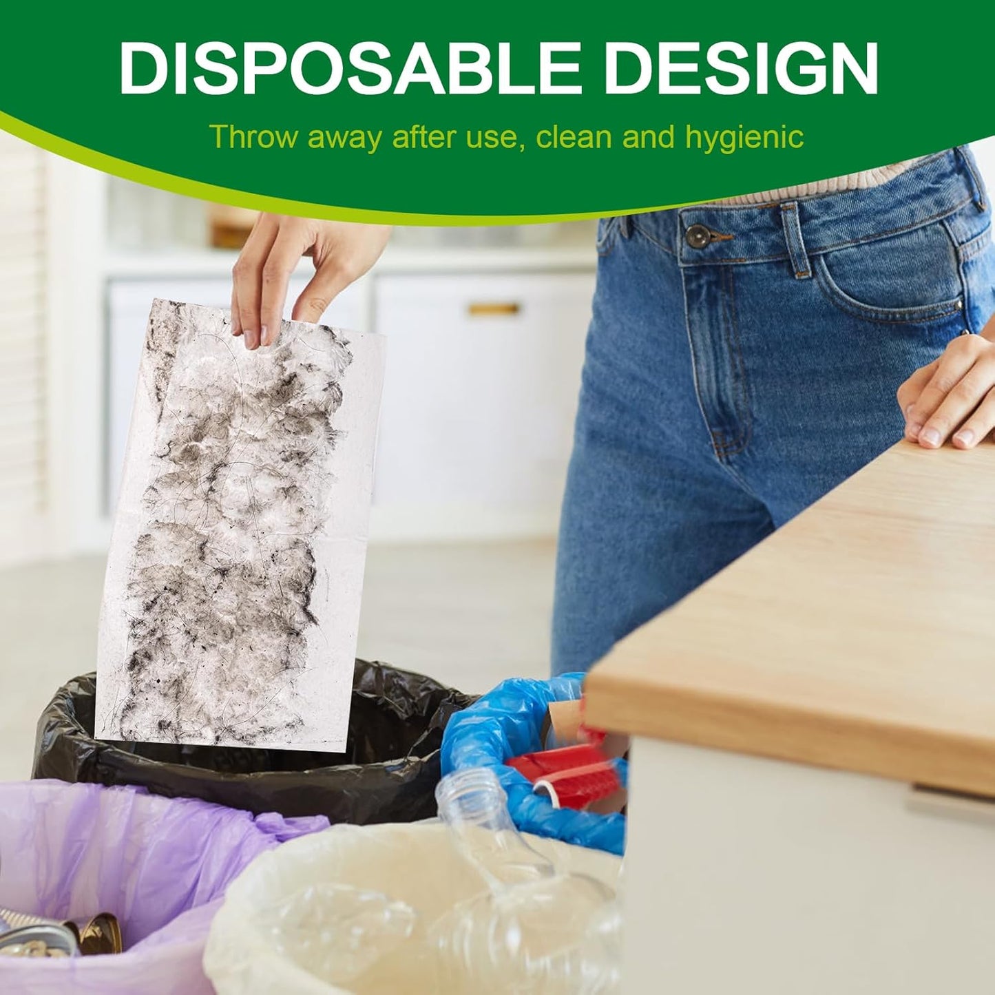 Heavy Duty Dry Sweeping Cloths Compatible with Sweeper Mop, Microfiber Duster Mop Pads Refills for Cleaning Hardwood Floor Dust and Pet Hair, Disposable (30)