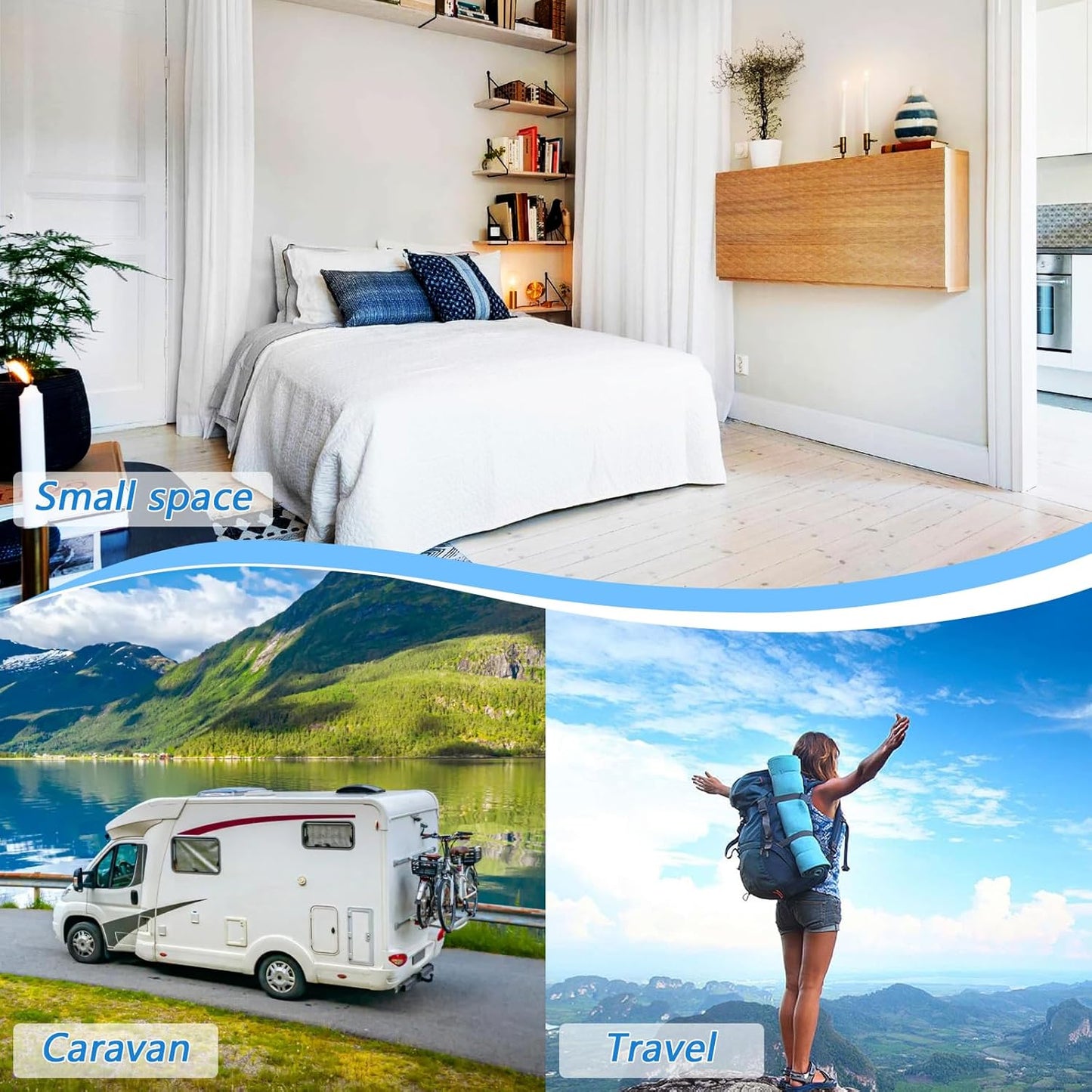 Ironing Mat Portable Ironing Pad Ironing Blanket for Table Top Heat Resistance Double-Side Using Travel Large 47.2 x 27.6 Inch Foldable Lightweight Autumn Truck Pumpkin Leaves