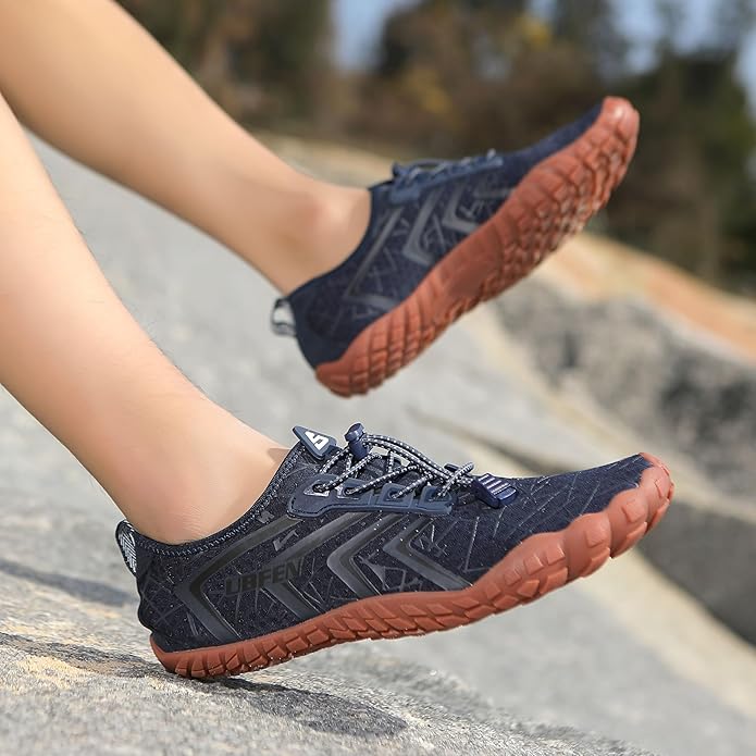 UBFEN Water Shoes Aqua Swim Shoes Mens Womens Beach Sports Quick Dry Barefoot for Boating Fishing Diving Surfing