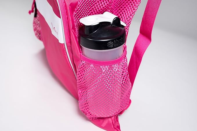 Athletico Mesh Swim Bag - Mesh Pool Bag With Wet & Dry Compartments for Swimming, the Beach, Camping and More