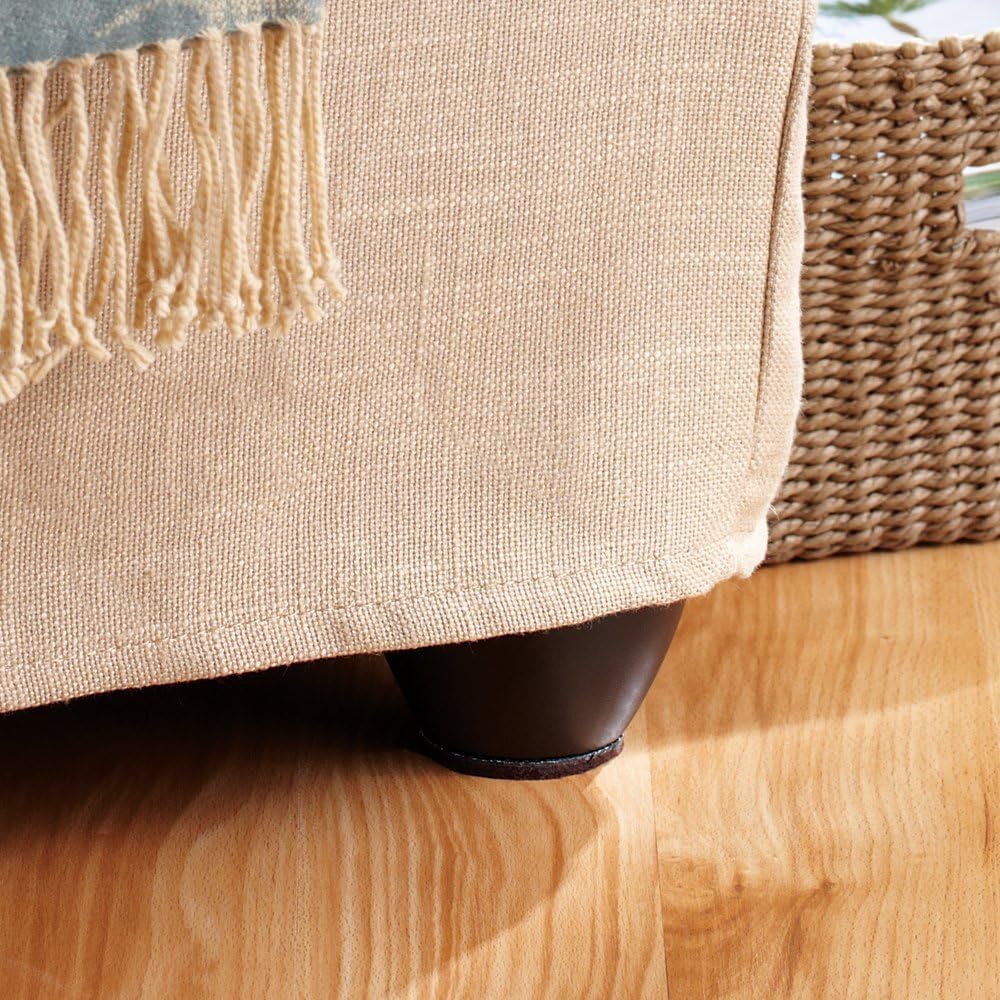 SOFTTOUCH softtouch Heavy Duty Felt Furniture Pads 1-1/2 Inch- Protect Hardwood Floors from Scratches, Brown, 24 Pack