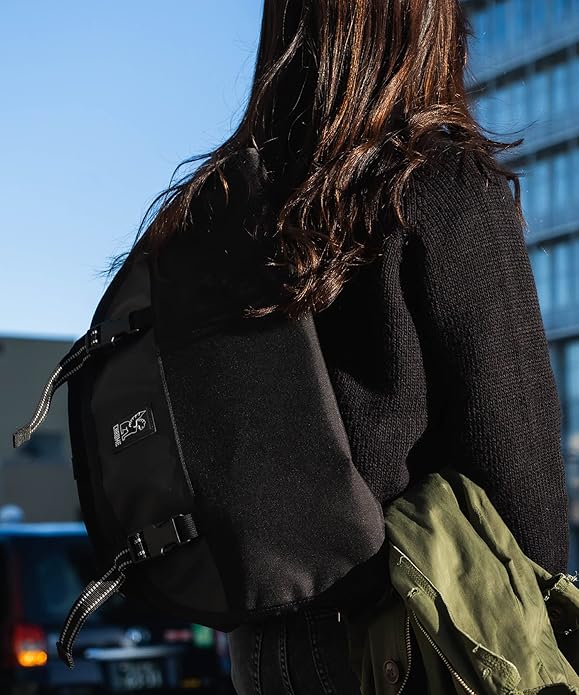 Chrome Industries Mini Metro Messenger Bag - 13 Inch Laptop Satchel with Signature Belt Buckle Closure, 20.5 Liter