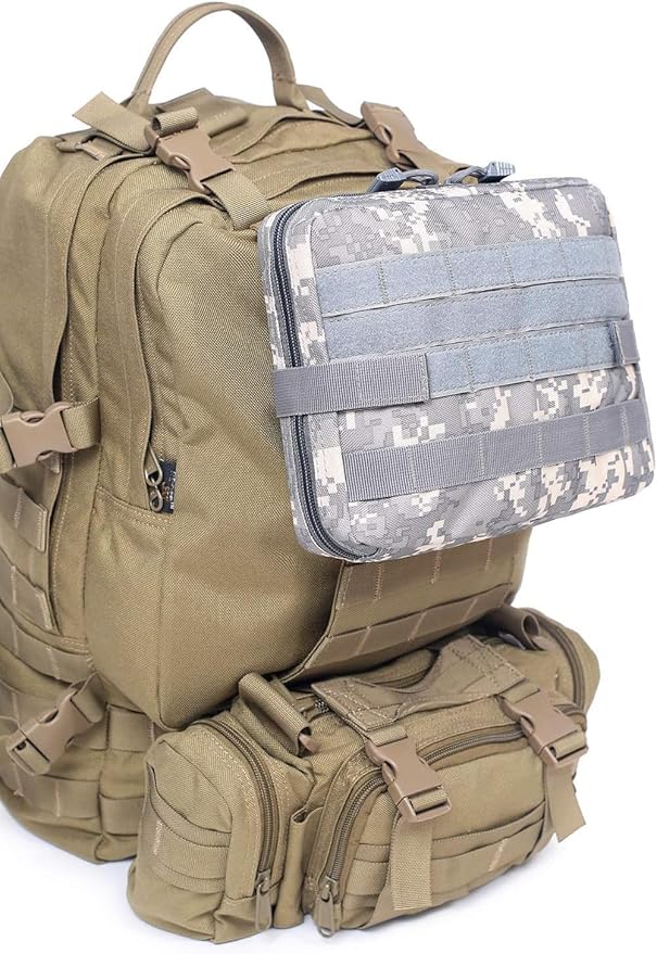Tactical Molle Admin Pouch Multi-Purpose Modular Utility Tool Bag