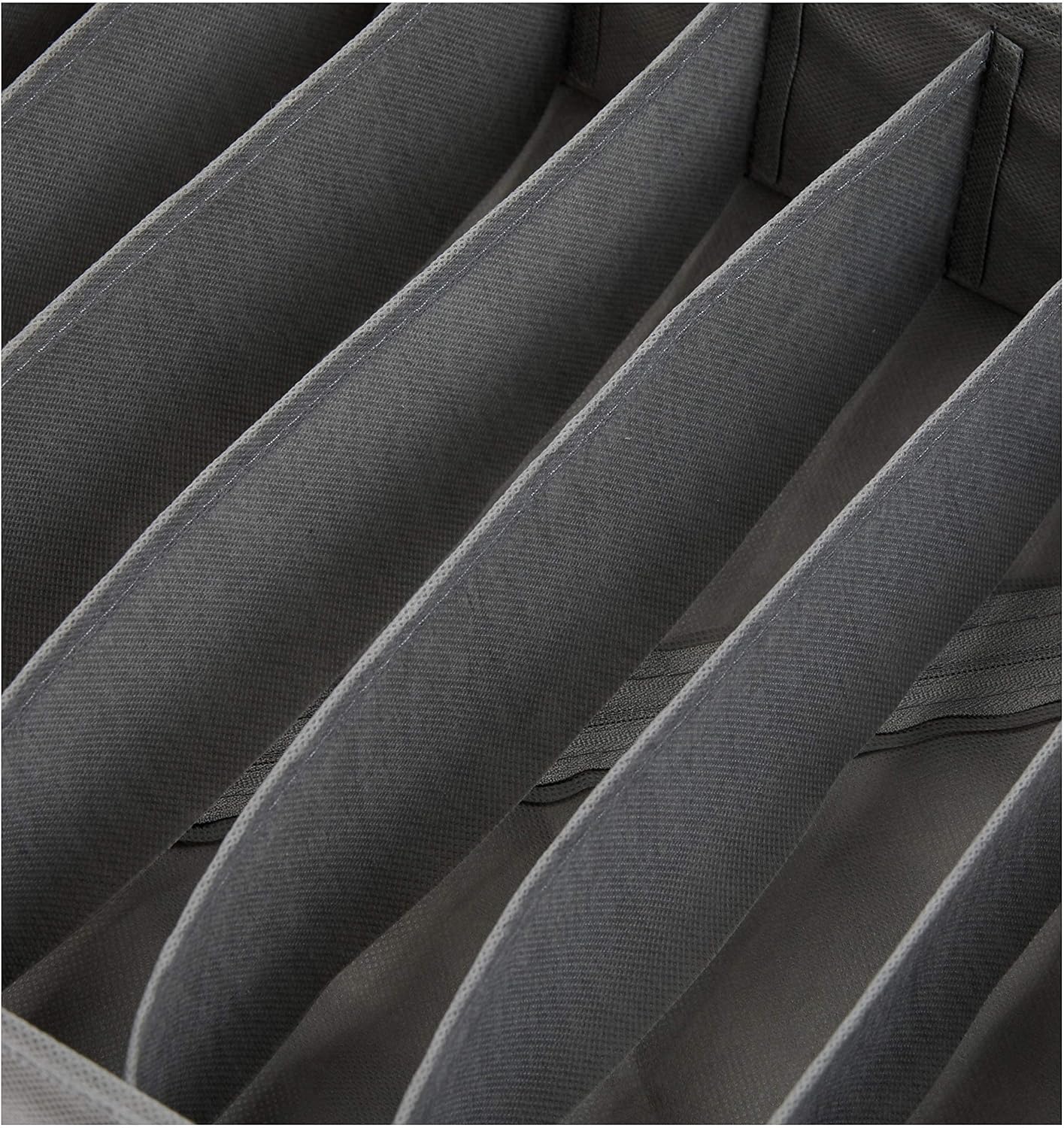 Amazon Basics Dresser Drawer Storage Organizer for Undergarments, Set of 4 - Gray