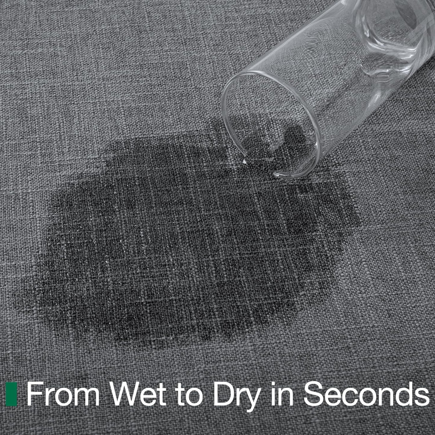 LUMI Ultra Thin Door Mat for Entryway,36"x56" Low Profile Non Slip Rubber Backing Indoor Doormat, Easy Clean Welcome Entrance Mat for Inside House, Patio,Dark Grey