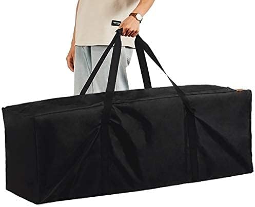 INFANZIA 47 inch Duffel Travel Sports Equipment Bag, 2PCS Long Luggage Bag with Upgrade Zipper Water Resistant, Extra Large Foldable Storage Bag for Camping, Tent, Tripod, Fishing