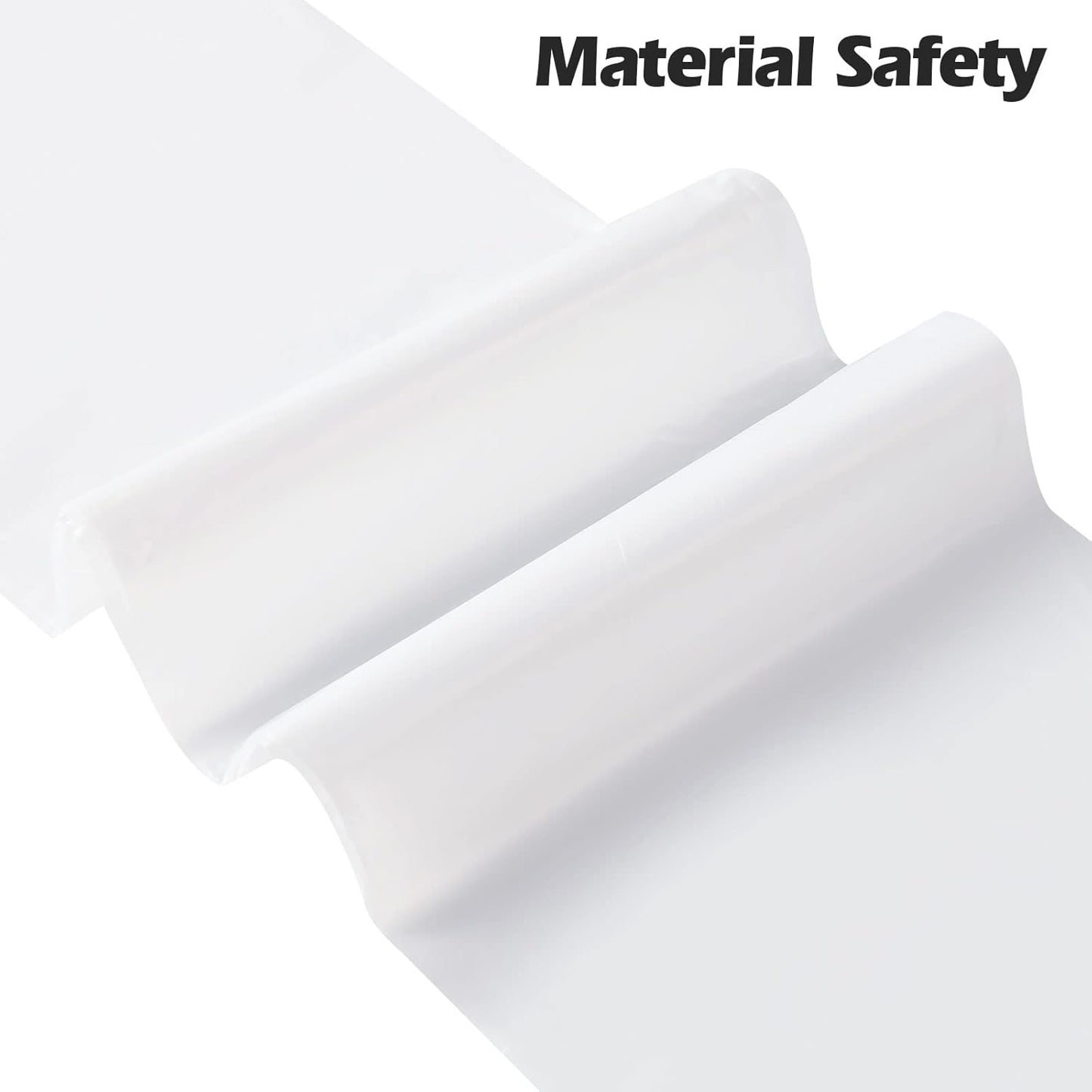 2-4 Gallon Portable Trash Bags,120 Counts Thicken portable Small Garbage Bags for Office, Kitchen,Bedroom Trash Can,Strong Trash Bags（White）