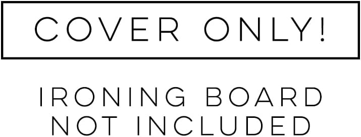 TIVIT Ironing Board Cover 18 x 50, Performance Grade Titanium Coated Pro Grip Pad & Covers - Superior Scorch & Stain Resistance, High Heat Reflection, 3 Padded Layers 3 Fastener Straps - Made In Italy