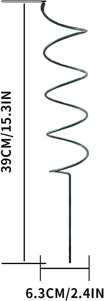 4Pack Spiral Tomato Stakes Plant Trellis ，Indoor Metal Wire Garden Trellis ，Small Climbing Leaf Shape Trellis for Garden Potted Plant