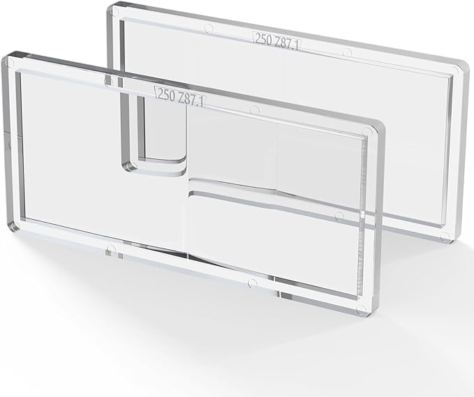 ARCCAPTAIN 2PCS Welding Cheater Lens Magnifying Lens, 2.5 Magnification, 2" x 4.25", Compatible with Most Welding Helmets
