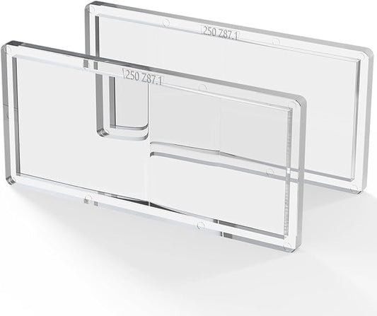 ARCCAPTAIN 2PCS Welding Cheater Lens Magnifying Lens, 2.5 Magnification, 2" x 4.25", Compatible with Most Welding Helmets