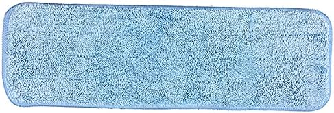 Arkwright Spray Mop Replacement Pads - (Pack of 12) Bulk Microfiber Flat Dry and Wet Refill Mop Pads Floor Cleaning, Compatible with Bona and Rubbermaid, Fits All Mop Heads, 18 in, Blue