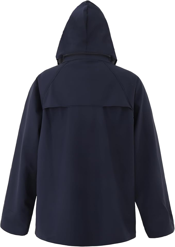 Rain Suit For Men & Women Waterproof Heavy Duty Rain Gear Reflective Jacket for Fishing Outdoor Work Raincoats