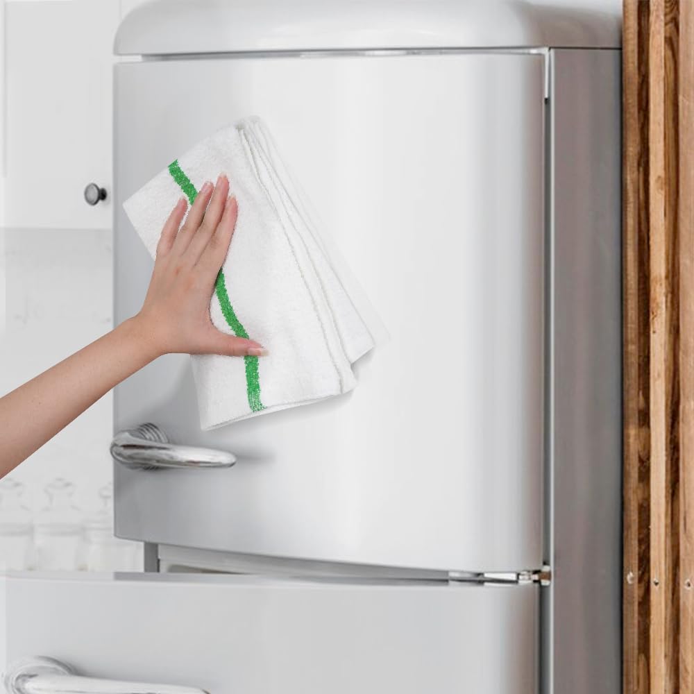 Avalon Towels Terry Bar Mop Towels (Value Pack of 36) Size 16"x19" – Absorbent and Durable, Multipurpose Cleaning Rags, Cotton Cleaning Cloths, Terry Cloth Rags, Reusable Shop Rag