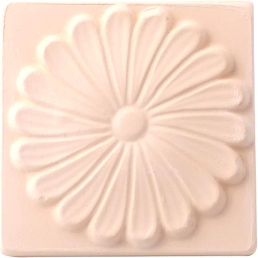 Stone Diffuser-Korean flowers 4 Square tiles, One Set-Odor Eliminator, Air Purifying, Humidity Control, Aromatherapy Passive Diffuser