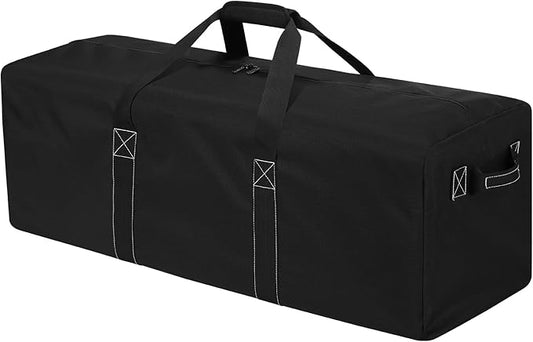 36 Inch Large Duffle Bag for Travel - 100L Extra Large Heavy Duty Duffel Bag with 2 Sides Handles, Sport Equipment Storage Bag for Camping-Black
