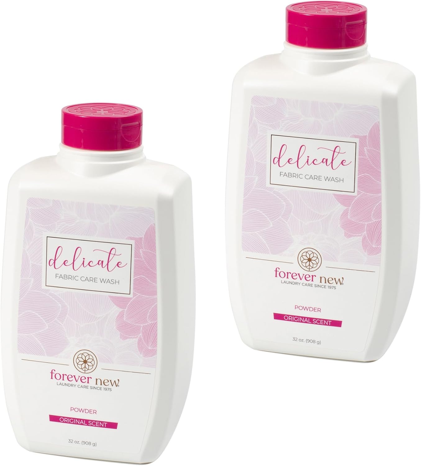 FOREVER NEW Granular Detergent Powder - Delicate Laundry Care Wash - Original Scented 64 oz. (32 oz. 2 Pack)