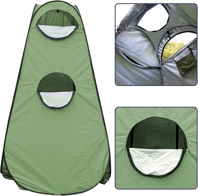Pop Up Privacy Shower Tent Portable Outdoor Sun Shelter Camp Toilet Changing Dressing Room