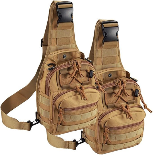 Tactical Shoulder Bag,1000D Outdoor Military Sling Daypack Backpack