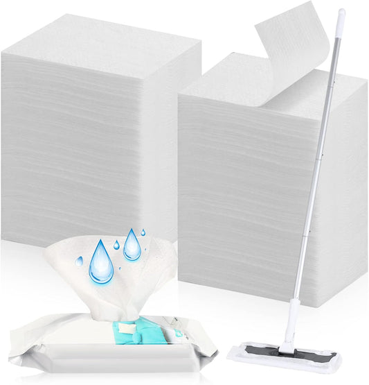 Wet Mop Pads Refills for Floor Cleaning Sweeper Wet Refills Disposable Moist Mopping Cloth Wipes for Wood Hardwood Tile(160 Pcs)