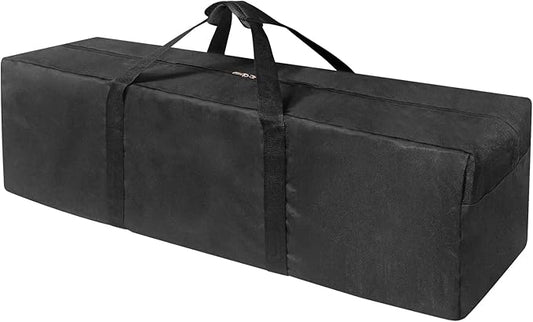 Extra Large Sports Duffle Bag-Zipper Duffel Travel Sports Equipment Bag,Travel Duffel Luggage Bag with Upgrade Zipper, Sturdy & Water Resistant (45" - Black)