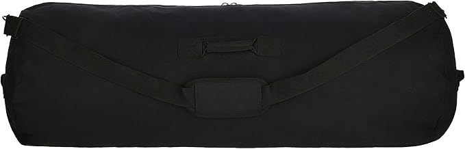 WHITEDUCK HOPLITE Heavy Duty Military Canvas Duffel Bag, Army Cargo Style, Foldable Tactical Outdoor Bag, Travel, Storage