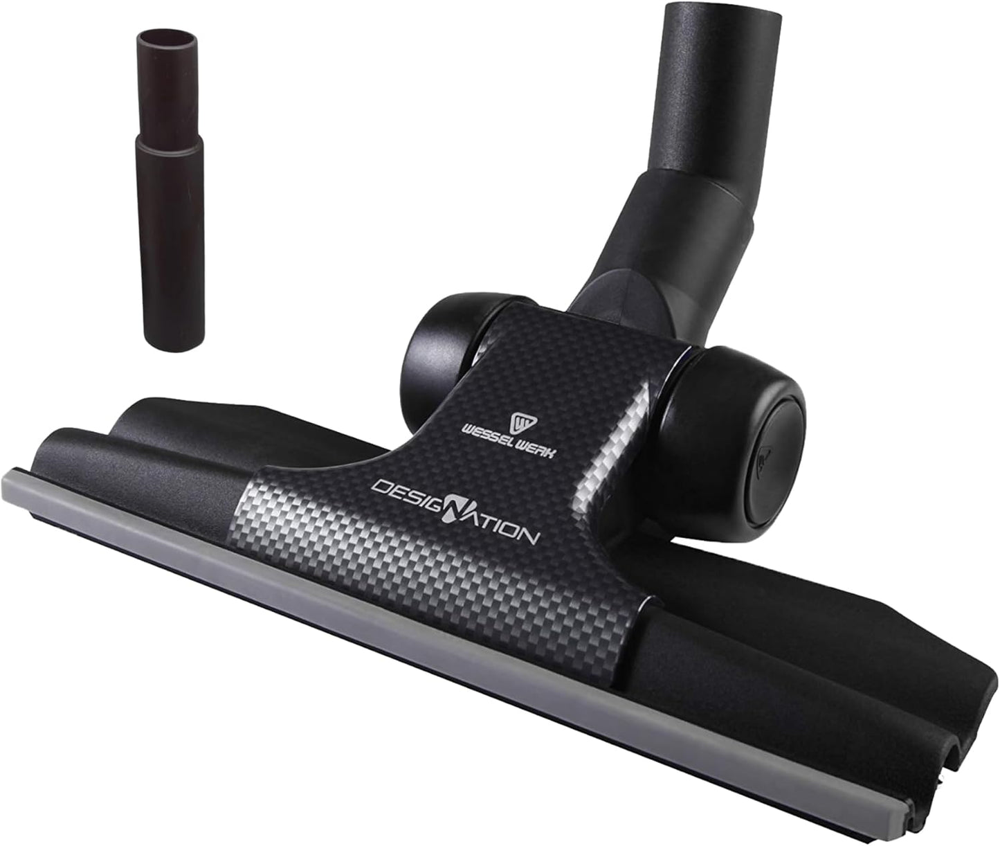 Wessel-Werk RD285 Designation™ Universal Vacuum Floor Brush Attachment — Ultra-Thin Dual-Surface Nozzle with Edge-to-Edge Cleaning & 1.25-1.5 in. Adapter (Designation™ Universal Nozzle)
