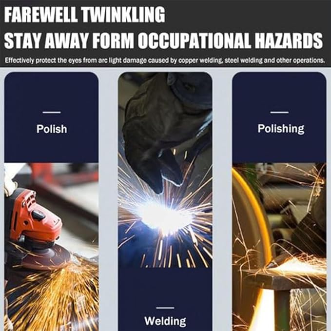 Laveberry Auto Darkening Welding Helmet, Anti-Glare UV Welding Mask for Cutting & Grinding, Detachable Face Shield, Large Viewing Welding Hood,Can Be Used for Welding and Cycling (silver)