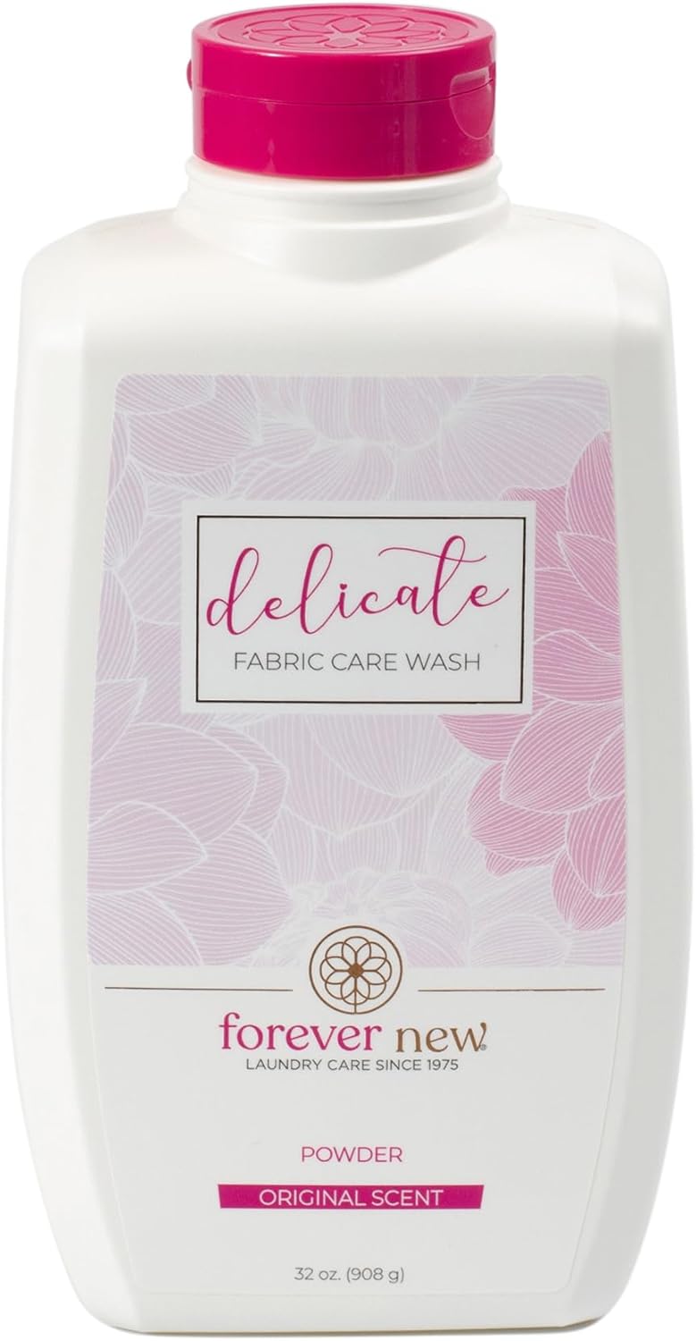 FOREVER NEW Granular Detergent Powder - Delicate Laundry Care Wash - Original Scented 64 oz. (32 oz. 2 Pack)