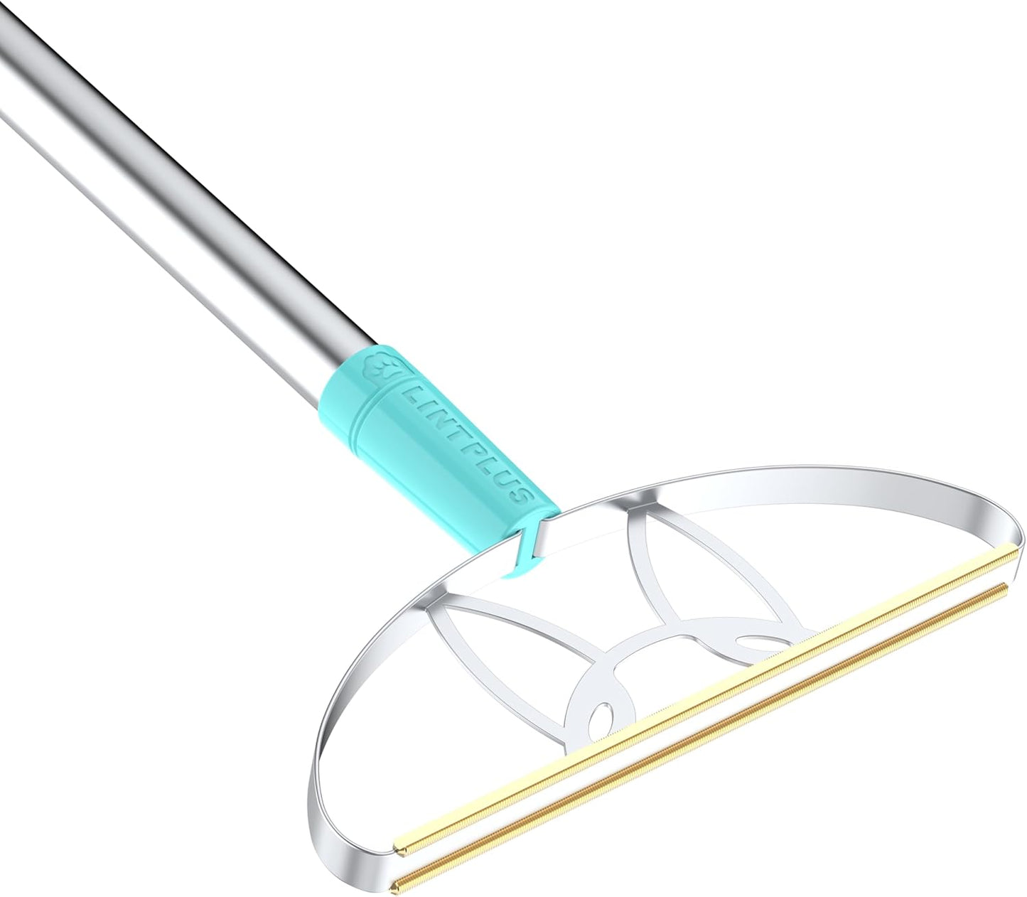 63‘’Ultra Long Heavy Duty Carpet Rake - Efficient Pet Hair Remover for Carpets, Rugs & Furniture, Deep Cleaning Carpet Scraper, Durable Home Use Tool by LINTPLUS