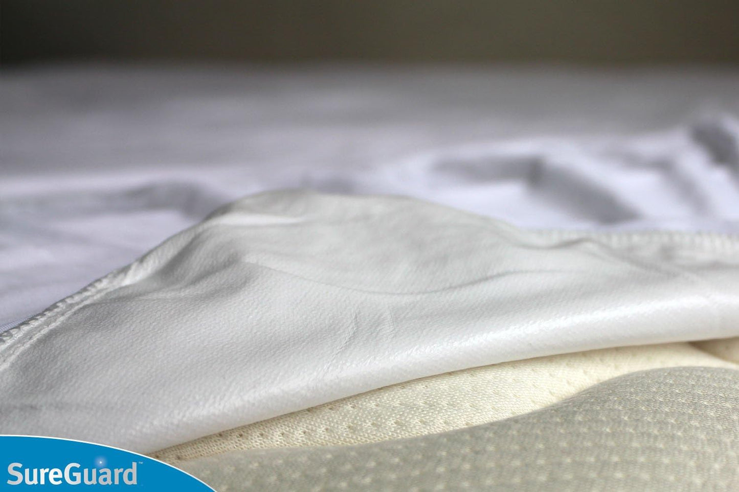 SureGuard Twin Extra Long (XL) Mattress Protector - 100% Waterproof, Hypoallergenic - Premium Fitted Cotton Cover - Smooth