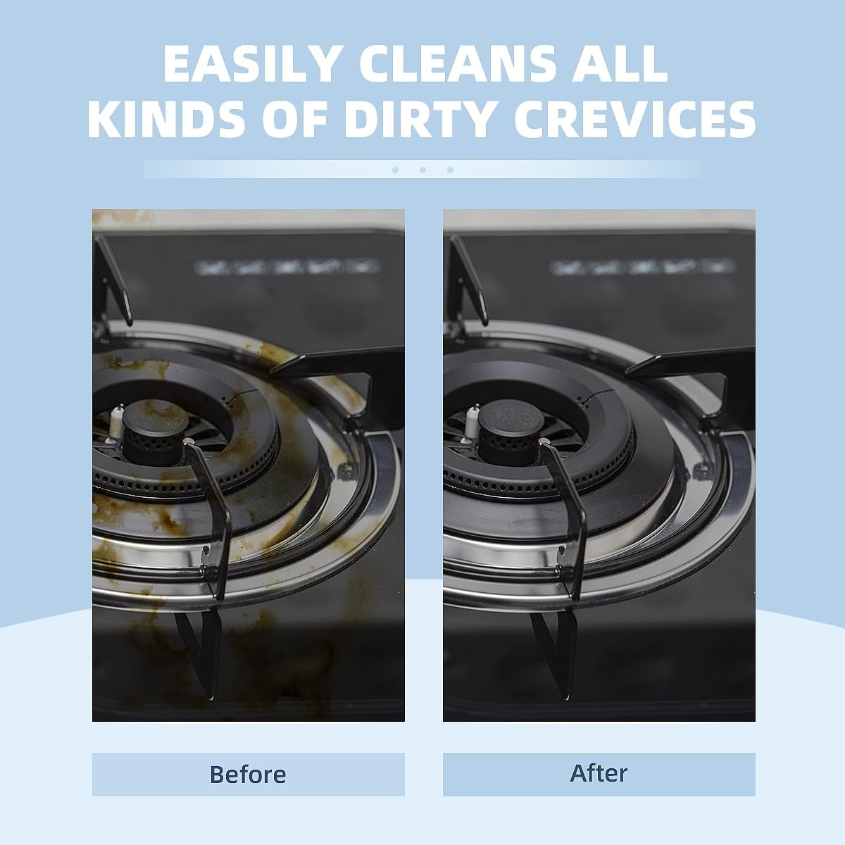 Hard Bristle Crevice Cleaning Brush-Thin Gap Scrub Brush, Small Cleaning Brush, Grout Brush, Kitchen Brush, Cleaning Tools for Toilet, Bathroom, Sink, Home, Household, Window (6, Green)