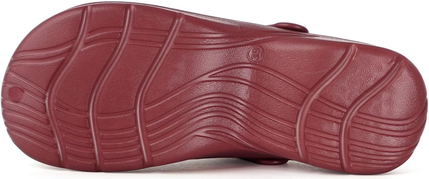 Womens Mens Fur Lined Clogs Waterproof Garden Shoes Winter Warm Fleece Lining Fuzzy House Home Slippers Indoor Outdoor Mules