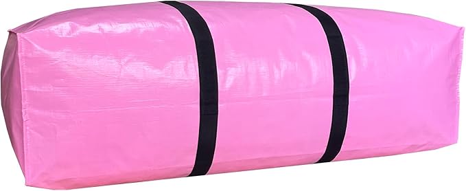 Extra Large Storage Bags, Jumbo Moving Tent Storage Bags, Foldable Big Black XXL Duffle Bag for Travel,Christmas Tree Bag, 42x23x13.5inch - 2PACK