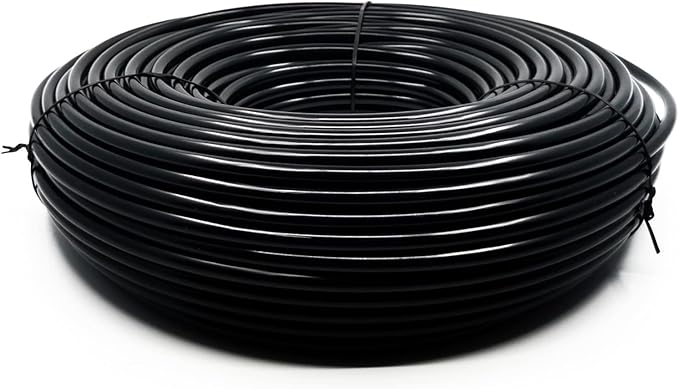 100FT 1/4 inch Drip Irrigation Tubing Distribution Hose Tube for Garden Irrigation System
