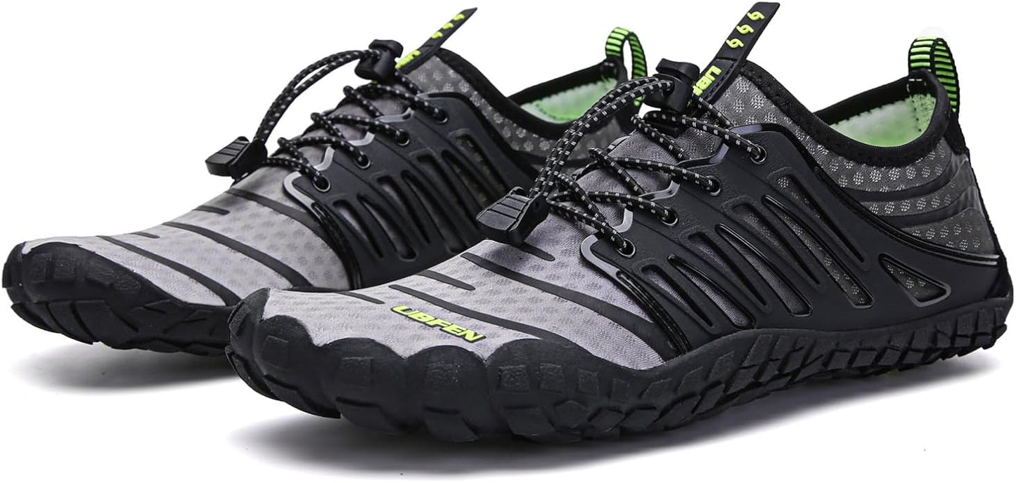 UBFEN Water Shoes Aqua Swim Shoes Mens Womens Beach Sports Quick Dry Barefoot for Boating Fishing Diving Surfing