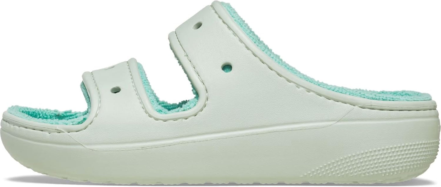 Crocs Unisex Adult Classic Cozzzy Towel Sandals, Fuzzy Slippers and Slides
