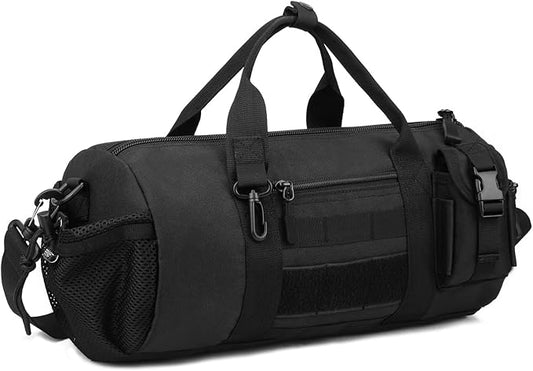 Huntvp Tactical Duffle MOLLE Handbag Gear Military Travel Carry On Shoulder Bag Small Valise