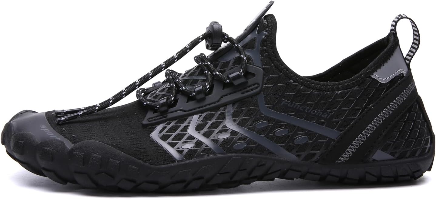 UBFEN Water Shoes Aqua Swim Shoes Mens Womens Beach Sports Quick Dry Barefoot for Boating Fishing Diving Surfing