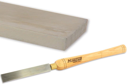 HTT-118, High Speed Steel, 1" Square Scraper for Woodturning