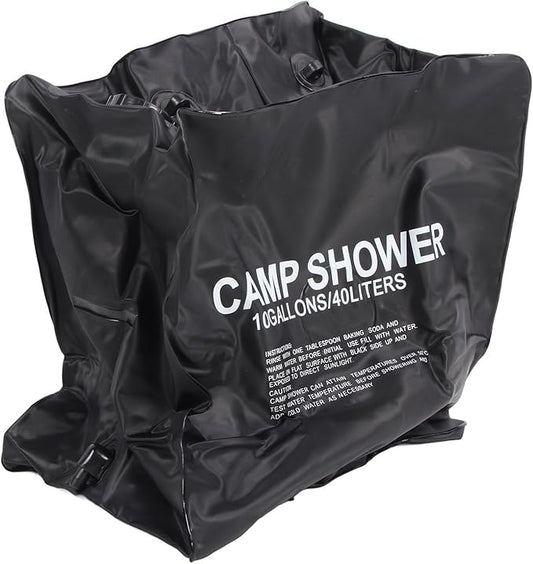 10 gallon/40L Portable Solar Shower Bag, Solar Heating Camping Shower Bag with Removable Hose, for Camping Gear, Surfing, Beach, Swimming, Outdoor Travel, Hiking, Genericozv8k1wgp9