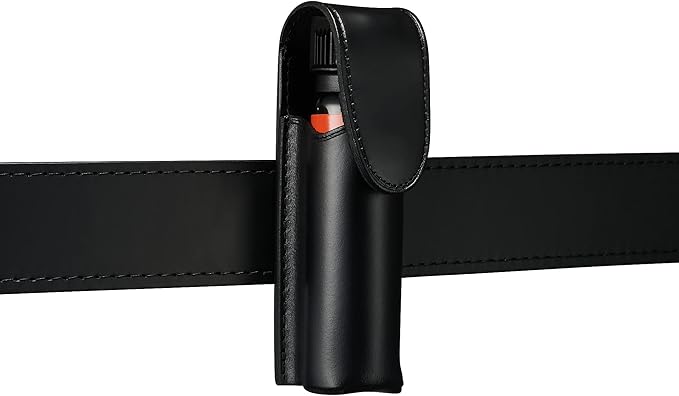 Mace Pepper Spray Holder Black Belt Pouch MK III, Fits up to 3 oz