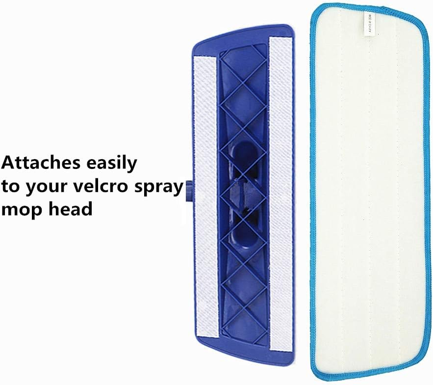 10 Pack Microfiber Spray Mop Replacement Heads for Wet/Dry Mops Floor Cleaning Pads Compatible with Bona Floor Care System