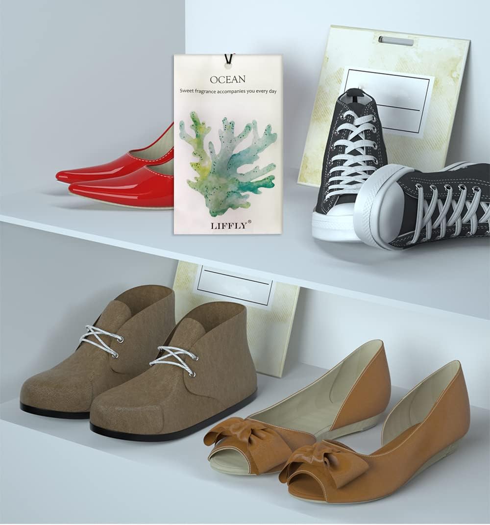 14 Packs Scented Sachets fit Drawers and Closets 14 Different Scent Gift Box